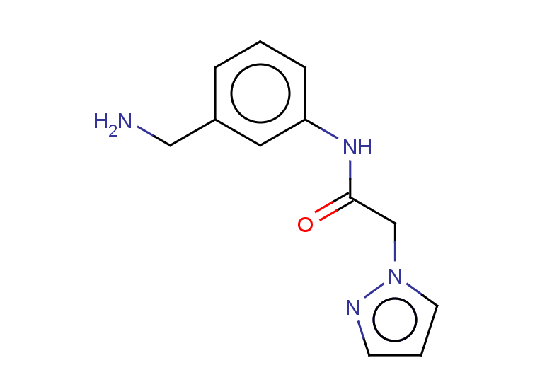 N-[3-(aminomethyl)phenyl]-2-(1H-pyrazol-1-yl)acetamide