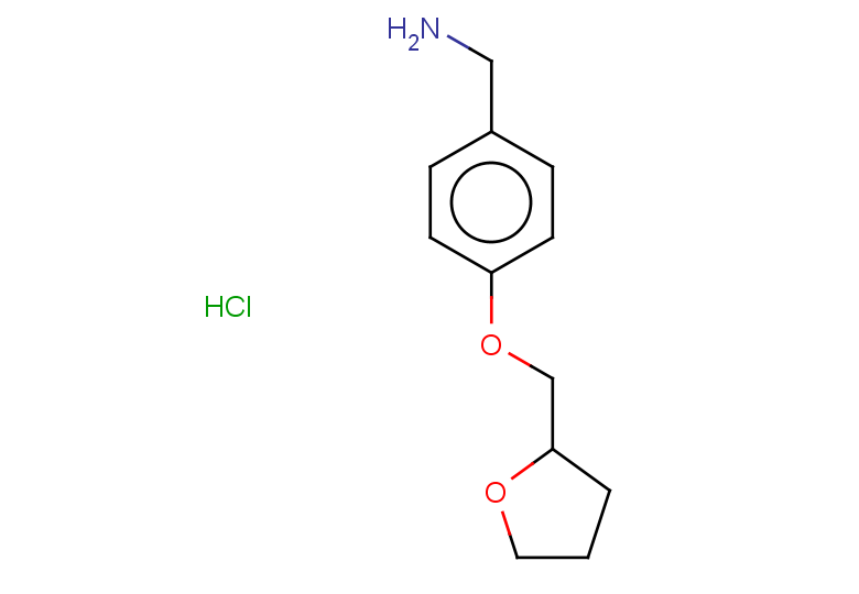 [4-(oxolan-2-ylmethoxy)phenyl]methanamine hydrochloride