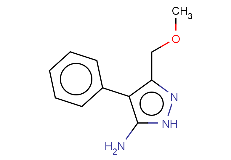 3-(methoxymethyl)-4-phenyl-1H-pyrazol-5-amine