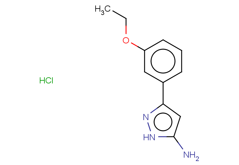 3-(3-ethoxyphenyl)-1H-pyrazol-5-amine hydrochloride