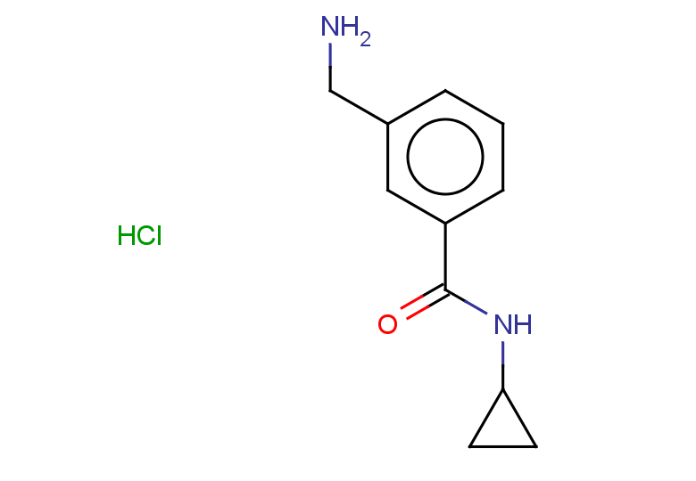 3-(aminomethyl)-N-cyclopropylbenzamide hydrochloride