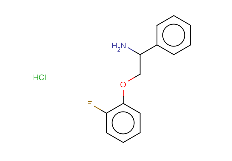 1-(2-amino-2-phenylethoxy)-2-fluorobenzene hydrochloride