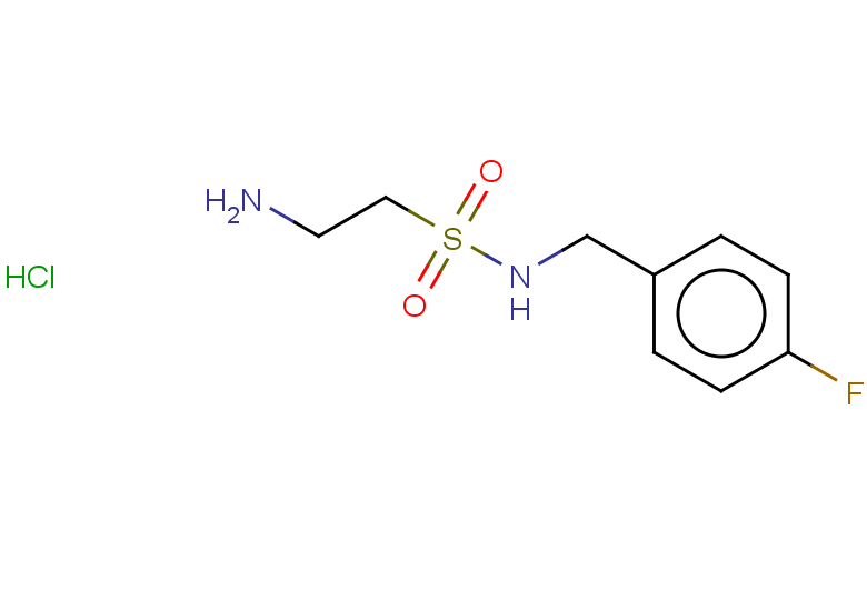 2-amino-N-[(4-fluorophenyl)methyl]ethane-1-sulfonamide hydrochloride