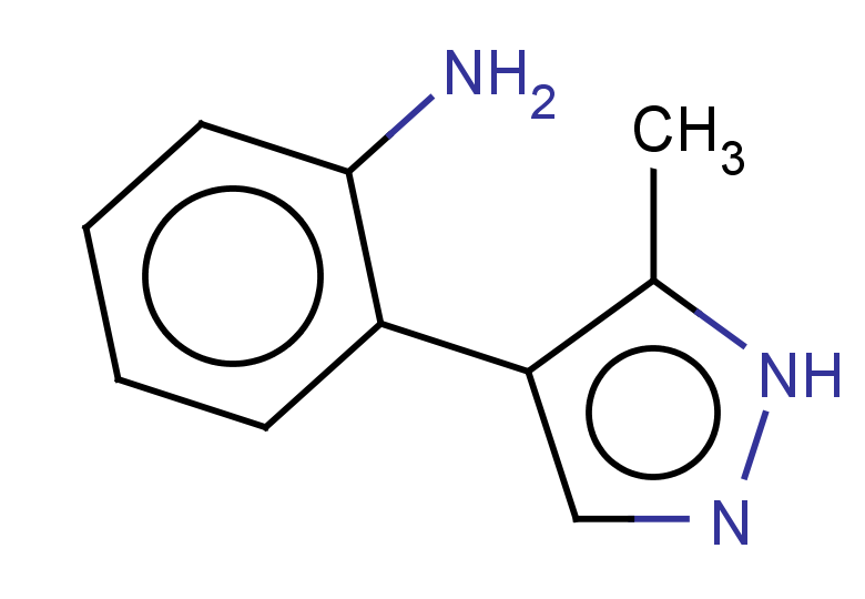 2-(5-methyl-1H-pyrazol-4-yl)aniline