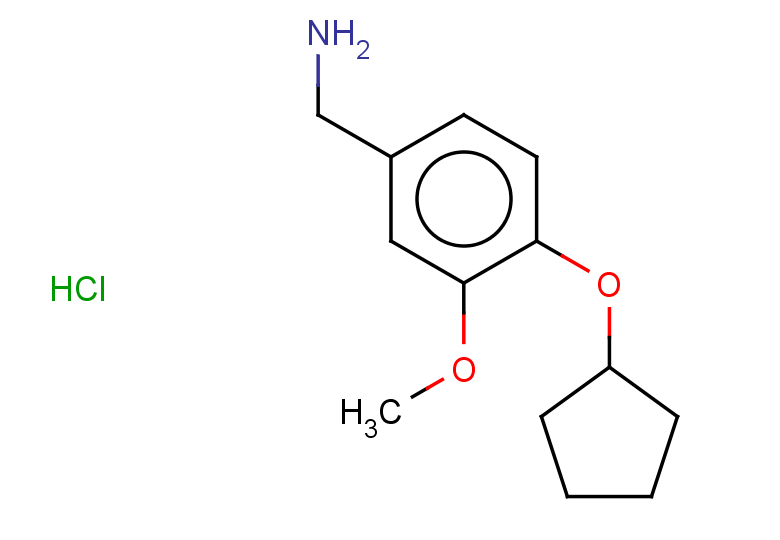 [4-(cyclopentyloxy)-3-methoxyphenyl]methanamine hydrochloride