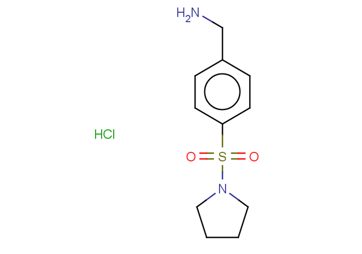 [4-(pyrrolidine-1-sulfonyl)phenyl]methanamine hydrochloride