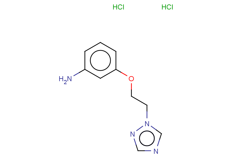 3-[2-(1H-1,2,4-triazol-1-yl)ethoxy]aniline dihydrochloride