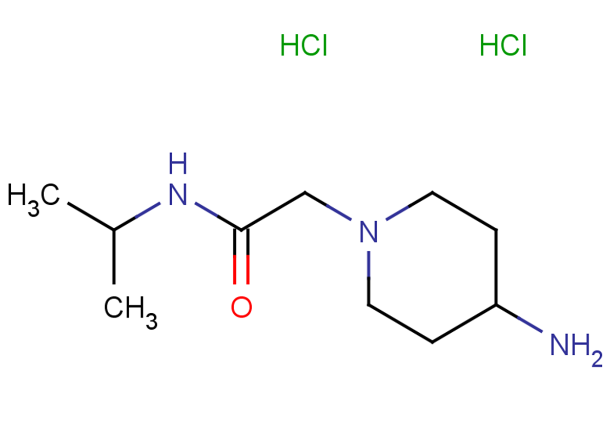 2-(4-aminopiperidin-1-yl)-N-(propan-2-yl)acetamide dihydrochloride