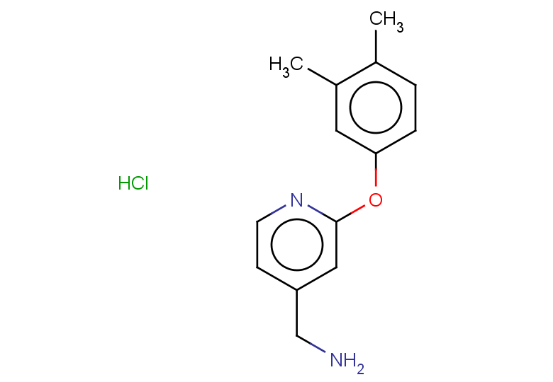 [2-(3,4-dimethylphenoxy)pyridin-4-yl]methanamine hydrochloride