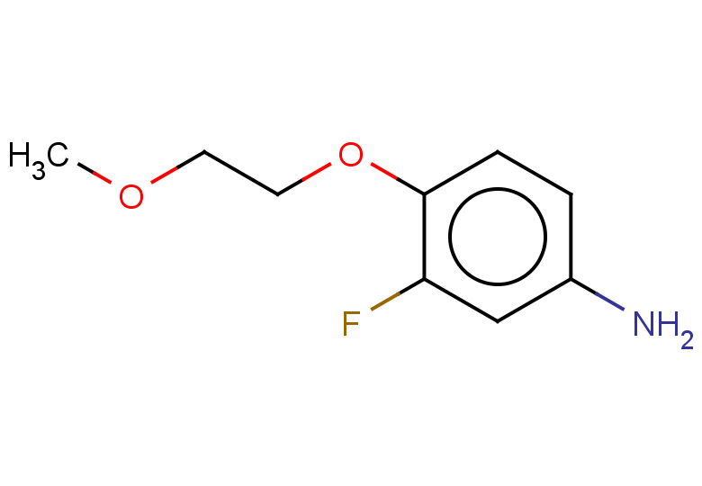 3-fluoro-4-(2-methoxyethoxy)aniline