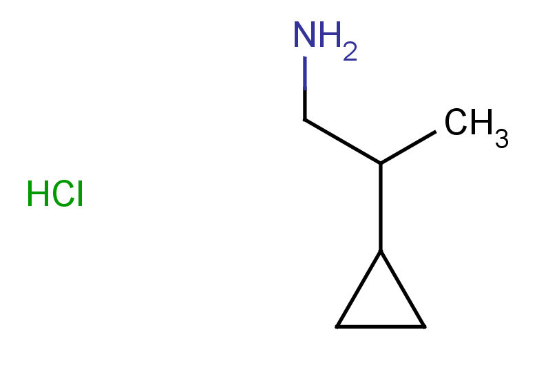 2-cyclopropylpropan-1-amine hydrochloride