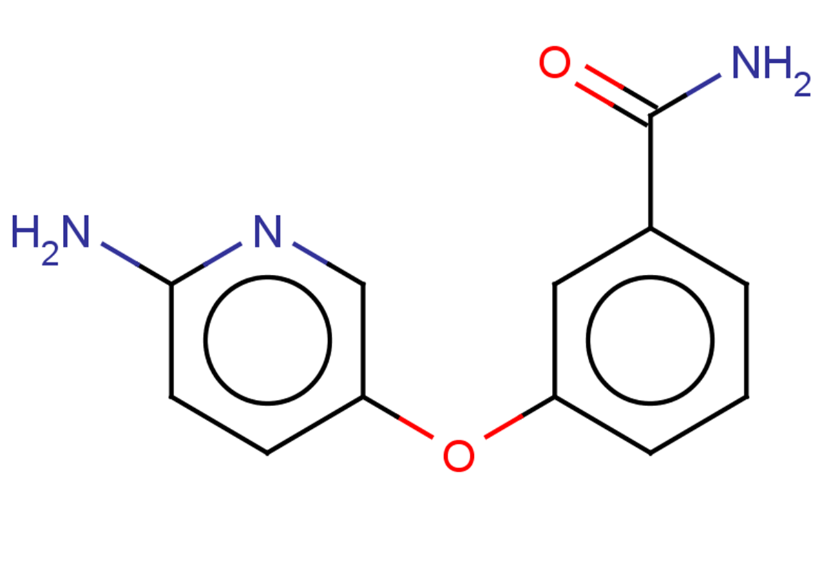 3-[(6-aminopyridin-3-yl)oxy]benzamide