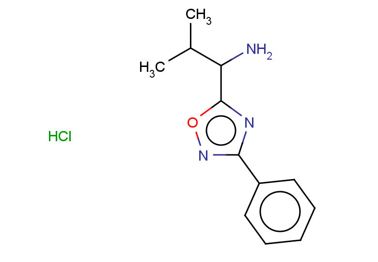 2-methyl-1-(3-phenyl-1,2,4-oxadiazol-5-yl)propan-1-amine hydrochloride