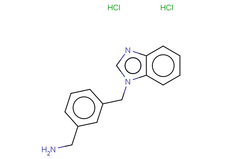 [3-(1H-1,3-benzodiazol-1-ylmethyl)phenyl]methanamine dihydrochloride