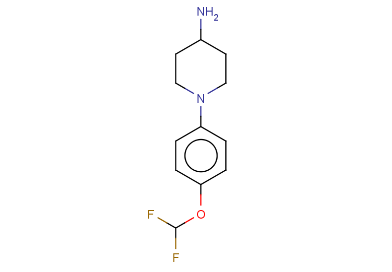 1-[4-(difluoromethoxy)phenyl]piperidin-4-amine