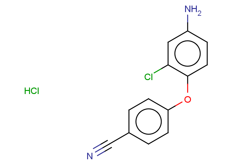 4-(4-amino-2-chlorophenoxy)benzonitrile hydrochloride