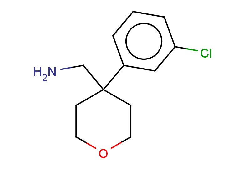 [4-(3-chlorophenyl)oxan-4-yl]methanamine