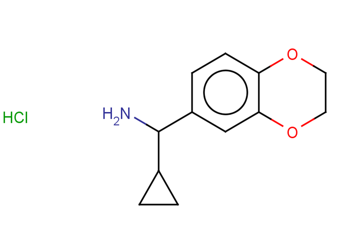 cyclopropyl(2,3-dihydro-1,4-benzodioxin-6-yl)methanamine hydrochloride