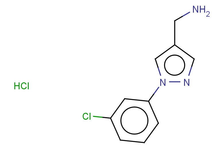 [1-(3-chlorophenyl)-1H-pyrazol-4-yl]methanamine hydrochloride