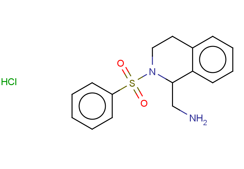 [2-(benzenesulfonyl)-1,2,3,4-tetrahydroisoquinolin-1-yl]methanamine hydrochloride