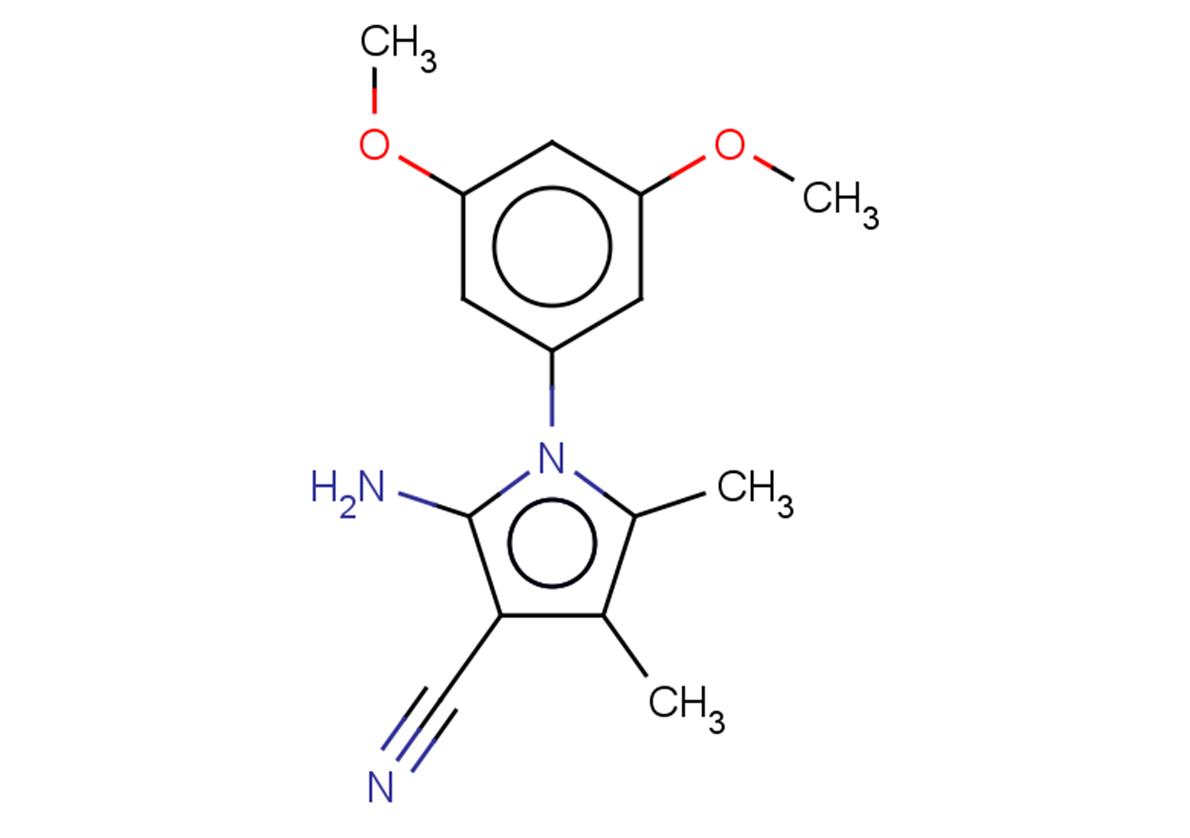 2-amino-1-(3,5-dimethoxyphenyl)-4,5-dimethyl-1H-pyrrole-3-carbonitrile