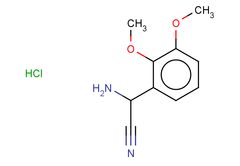 2-amino-2-(2,3-dimethoxyphenyl)acetonitrile hydrochloride