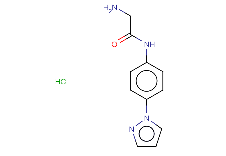 2-amino-N-[4-(1H-pyrazol-1-yl)phenyl]acetamide hydrochloride