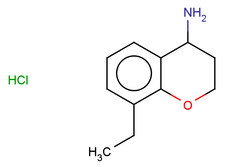 8-ethyl-3,4-dihydro-2H-1-benzopyran-4-amine hydrochloride