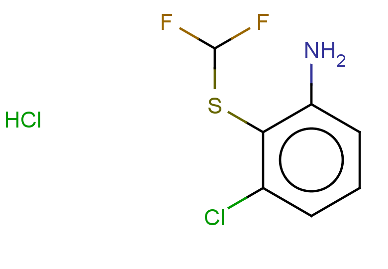 3-chloro-2-[(difluoromethyl)sulfanyl]aniline hydrochloride