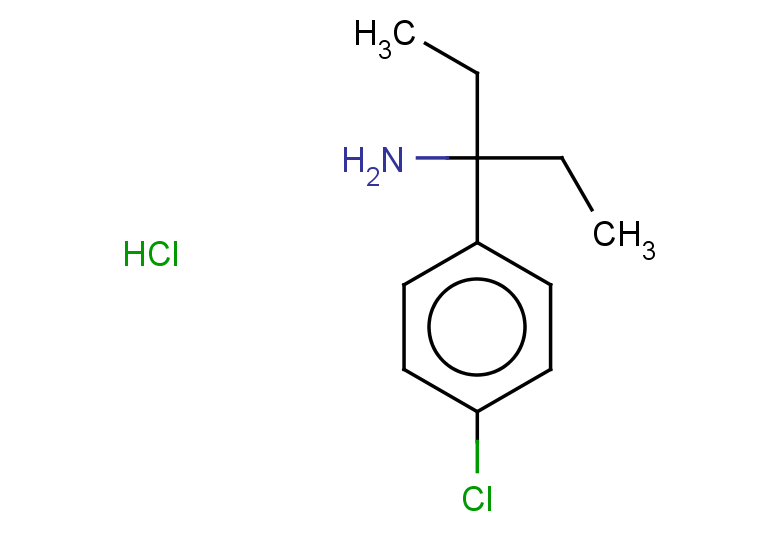 3-(4-chlorophenyl)pentan-3-amine hydrochloride