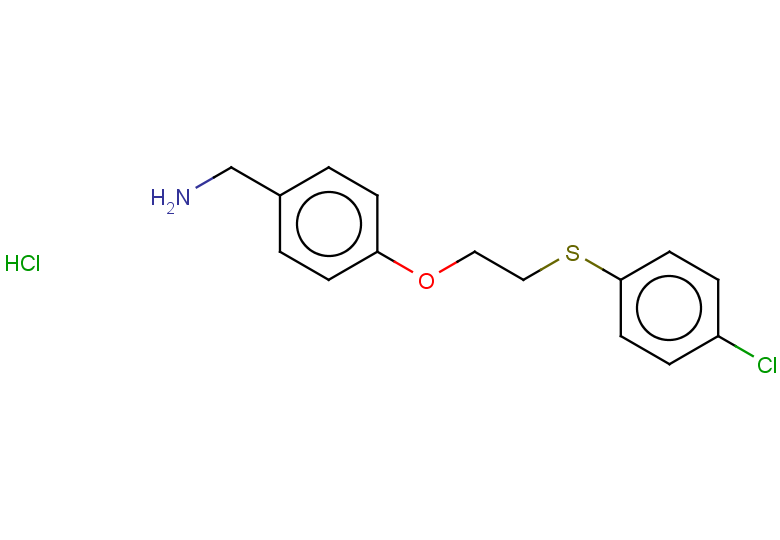 (4-{2-[(4-chlorophenyl)sulfanyl]ethoxy}phenyl)methanamine hydrochloride