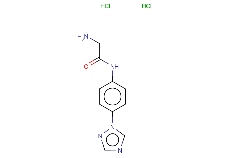 2-amino-N-[4-(1H-1,2,4-triazol-1-yl)phenyl]acetamide dihydrochloride