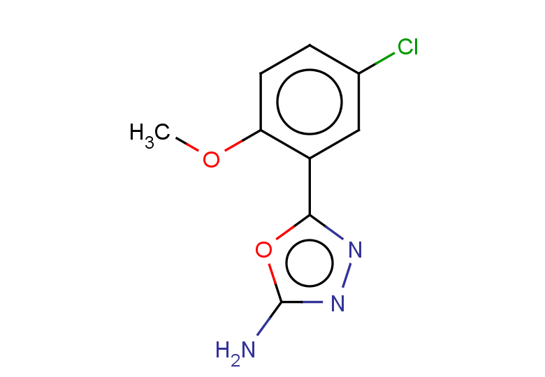 5-(5-chloro-2-methoxyphenyl)-1,3,4-oxadiazol-2-amine