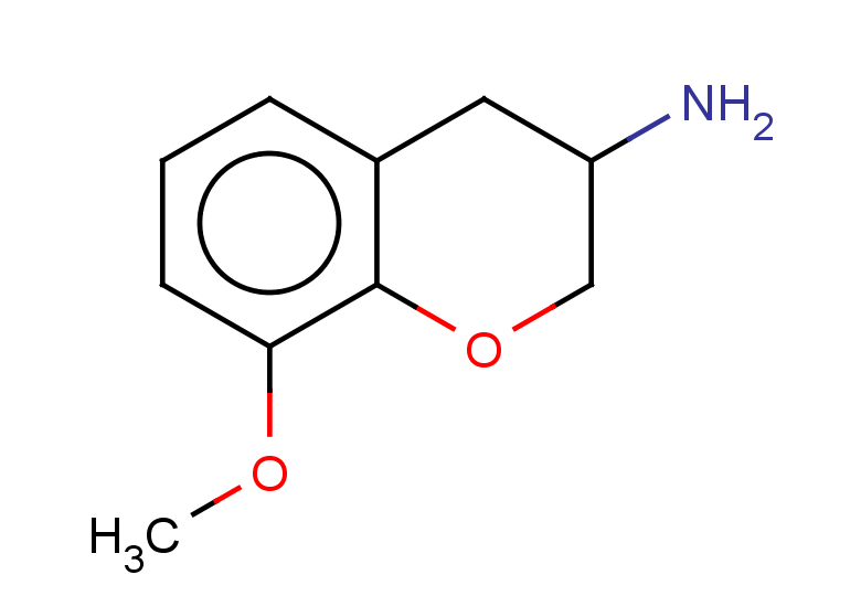 8-methoxy-3,4-dihydro-2H-1-benzopyran-3-amine