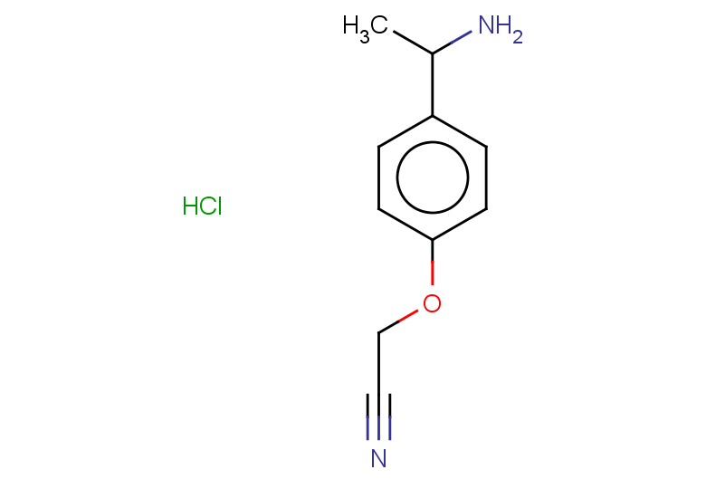 2-[4-(1-aminoethyl)phenoxy]acetonitrile hydrochloride
