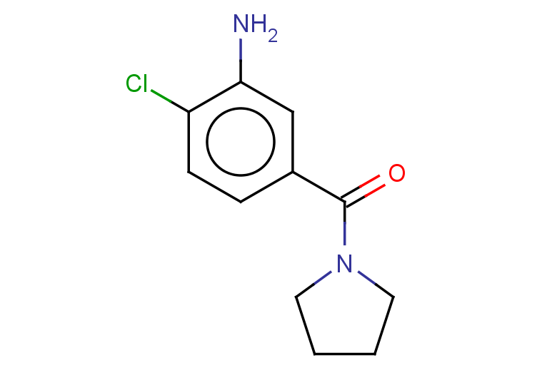 2-chloro-5-(pyrrolidine-1-carbonyl)aniline