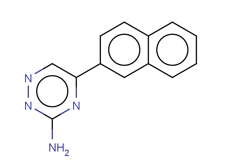5-(naphthalen-2-yl)-1,2,4-triazin-3-amine