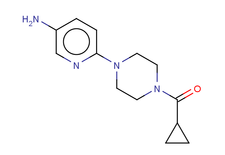 6-(4-cyclopropanecarbonylpiperazin-1-yl)pyridin-3-amine