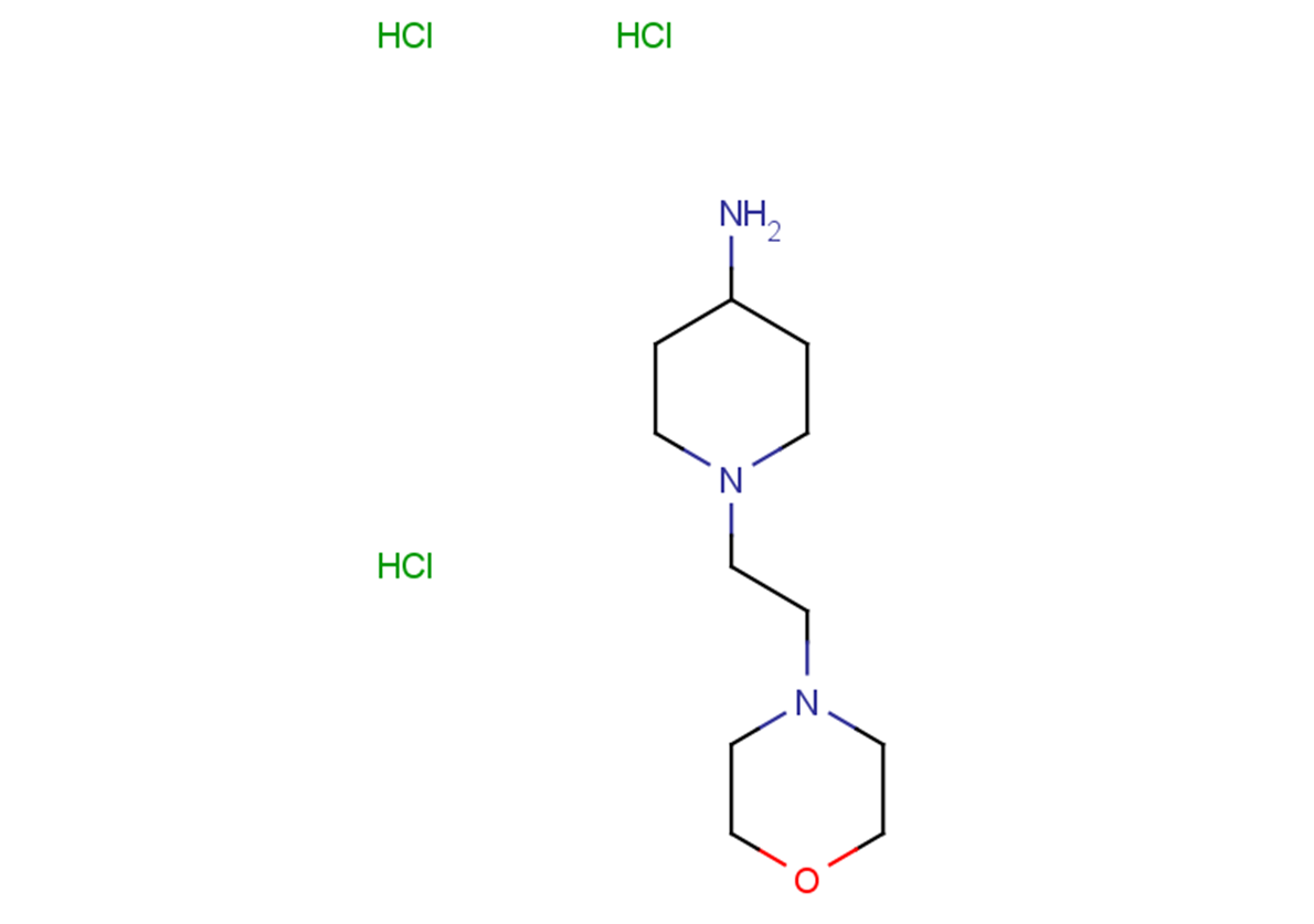 1-[2-(morpholin-4-yl)ethyl]piperidin-4-amine trihydrochloride