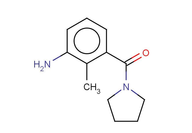 2-methyl-3-(pyrrolidine-1-carbonyl)aniline