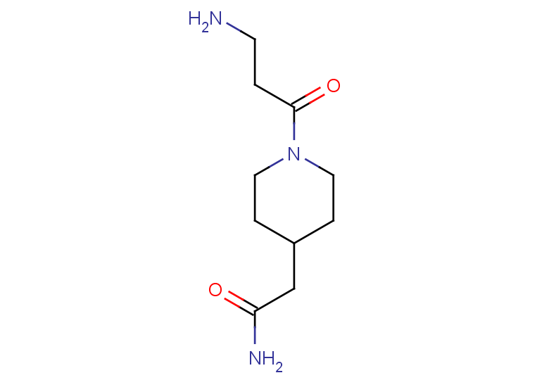 2-[1-(3-aminopropanoyl)piperidin-4-yl]acetamide