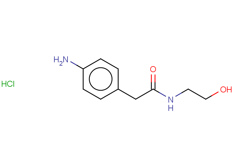 2-(4-aminophenyl)-N-(2-hydroxyethyl)acetamide hydrochloride