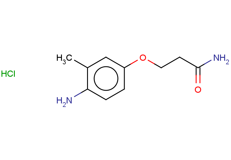 3-(4-amino-3-methylphenoxy)propanamide hydrochloride