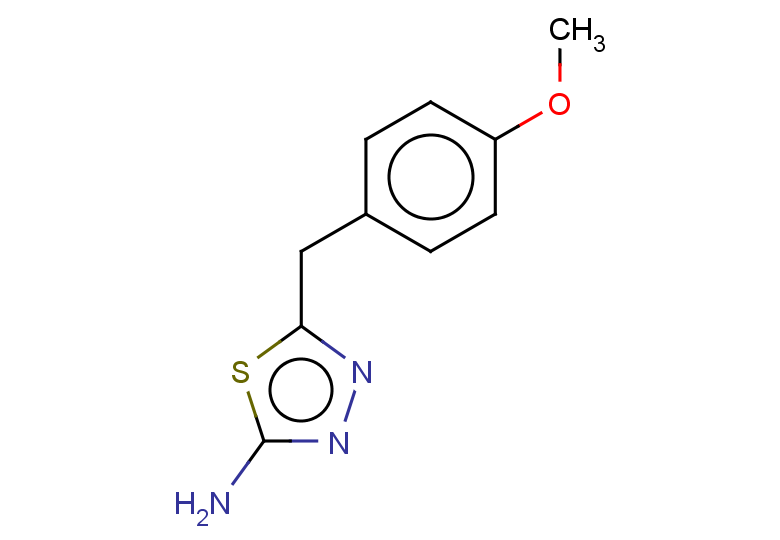 5-[(4-methoxyphenyl)methyl]-1,3,4-thiadiazol-2-amine