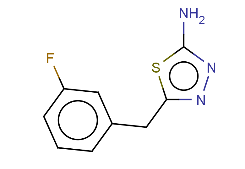 5-[(3-fluorophenyl)methyl]-1,3,4-thiadiazol-2-amine