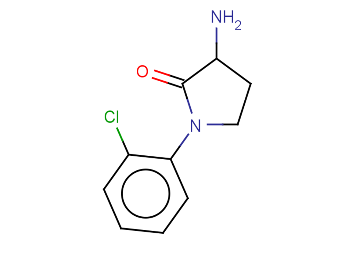 3-amino-1-(2-chlorophenyl)pyrrolidin-2-one