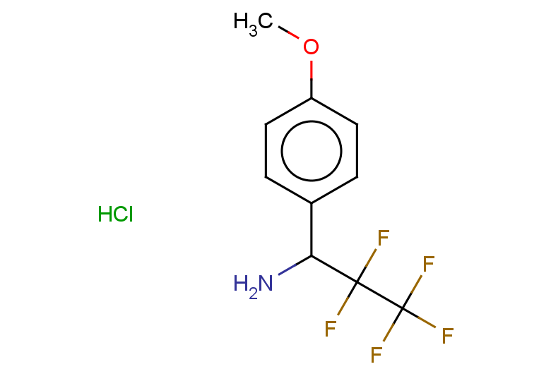 2,2,3,3,3-pentafluoro-1-(4-methoxyphenyl)propan-1-amine hydrochloride