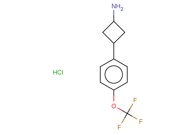 3-[4-(trifluoromethoxy)phenyl]cyclobutan-1-amine hydrochloride, Mixture of diastereomers