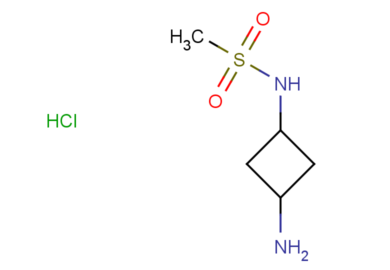 N-(3-aminocyclobutyl)methanesulfonamide hydrochloride, Mixture of diastereomers
