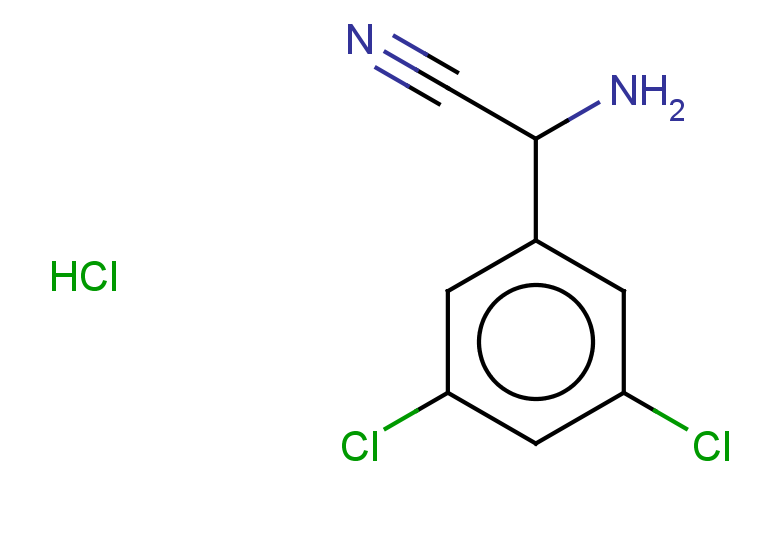 2-amino-2-(3,5-dichlorophenyl)acetonitrile hydrochloride